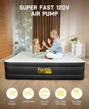 Load image into Gallery viewer, SOLD (Bedding) Fanttik OQ22 Pro Air Matress/Built-in Pump/22 Inches/One Button Inflation/720lb Support/Home/Outdoors/Sleepover/Queen/Black