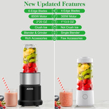 Load image into Gallery viewer, SOLD (Household) Blender and Grinder for Shakes and Smoothies/850W/Portable/Countertop/6-Edge Blade/To Go Cup/Juices/Ice/Food Prep