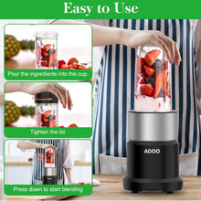 Load image into Gallery viewer, SOLD (Household) Blender and Grinder for Shakes and Smoothies/850W/Portable/Countertop/6-Edge Blade/To Go Cup/Juices/Ice/Food Prep