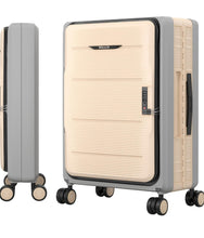 Load image into Gallery viewer, SOLD (Travel) Rollux Collapsible Suitcase with Wheels/Water and Impact Resistant/Hard Shell Carry On Luggage with Silent Double Spinner Wheels/20 Inch Carry On Luggage with TSA Lock/20 inch