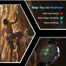 Load image into Gallery viewer, SOLD (Jewelry) TOOBUR Smart Watch for Men/Rugged Military (Answer/Make Calls)/Heart Rate/Sleep/Blood Oxygen Tracker/100 Sports/2ATM/Waterproof/Tactical Smartwatch Compatible Android iOS/2 Straps