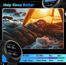 Load image into Gallery viewer, SOLD (Jewelry) TOOBUR Smart Watch for Men/Rugged Military (Answer/Make Calls)/Heart Rate/Sleep/Blood Oxygen Tracker/100 Sports/2ATM/Waterproof/Tactical Smartwatch Compatible Android iOS/2 Straps