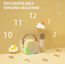 Load image into Gallery viewer, SOLD (Toys) BONAOK Kids Karaoke Machine/Portable Mini Bluetooth Speaker with Wireless Microphone/Kids, Adults, Girls, Boys
