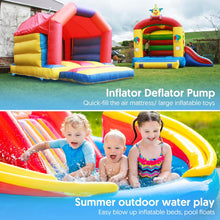 Load image into Gallery viewer, (Party Supply) 400W High-Power Electric Air Pump/Quick Fill Dual Nozzle Inflatable Bed Pumps/2.0 PSI Inflator-Deflator Blower for Balloon, Pool, Float Rafts