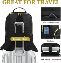 Load image into Gallery viewer, (School) MANETTA Bookbag for Women/RFID Pocket/USB Charging Port for 15.6 Inch Computer/Casual Daypack for College or Office