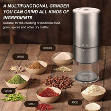 Load image into Gallery viewer, (Household) Portable Electric Burr Coffee Grinder/Compact/Automatic/Multi Grind Settings/USB Rechargeable/Cleaning Brush Included
