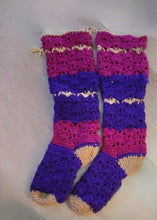 Load image into Gallery viewer, (Women/Girls) Crocheted hand bags, socks, book bags
