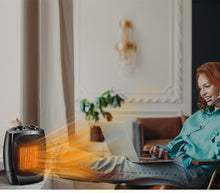 Load image into Gallery viewer, SOLD (Household/Office) Trustech Indoor Electric Space Heater 02/Desk Space Warmer/1500W/Ceramic/3 Modes/Tip-over &amp; Overheat Protection/Small Portable Heater
