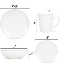 Load image into Gallery viewer, SOLD (Houseware) Elanze Designs Reactive Ceramic Dinnerware 16 Piece Set - Service for 4
