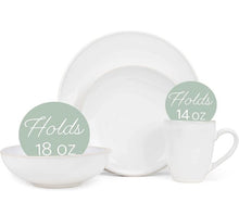 Load image into Gallery viewer, SOLD (Houseware) Elanze Designs Reactive Ceramic Dinnerware 16 Piece Set - Service for 4

