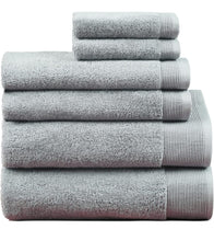 Load image into Gallery viewer, SOLD (Bathroom) Royal Blaze Bath Towel Set/6 Luxury Hotel Towels/Set Includes 2 Bath Towels, 2 Hand Towels, 2 Washcloths/Home Spa &amp; Hotel Collection
