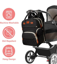 Load image into Gallery viewer, (Children) Arrozon 3 in 1 Diaper Bag Backpack/For Boys or Girls/Waterproof Travel Baby Bag with Changing Station
