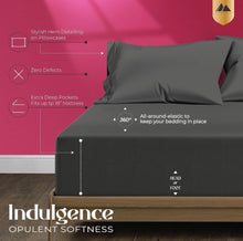 Load image into Gallery viewer, (Bedding) Mayfair Linen 5-Star Hotel Quality 1200 Thread Count 100% Supima Cotton Sheets for Queen Size Bed/4 Pc/Sateen Weave with Elasticized Deep Pocket
