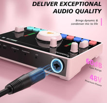 Load image into Gallery viewer, (Electronics) MAONO Streaming Audio Mixer/Audio Interface and XLR Condenser Microphone with Pro-preamp/Bluetooth/48V Phantom Power for Live Streaming, Podcast Recording/MaonoCaster AMC2A NEO
