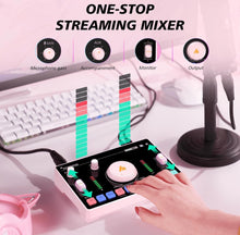 Load image into Gallery viewer, (Electronics) MAONO Streaming Audio Mixer/Audio Interface and XLR Condenser Microphone with Pro-preamp/Bluetooth/48V Phantom Power for Live Streaming, Podcast Recording/MaonoCaster AMC2A NEO
