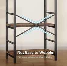 Load image into Gallery viewer, (Household) Anycoo Bakers Rack with 3 Power Outlets/4-Tier Kitchen Microwave Stand with Storage/Coffee Bar Table/Freestanding
