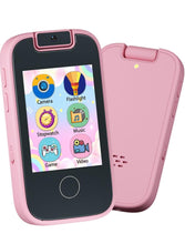 Load image into Gallery viewer, SOLD (Toys) Kids Phone for Girls/Age 3-5 Learning Cell Phone/Touchscreen Pretend Phone (Pink)
