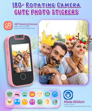 Load image into Gallery viewer, SOLD (Toys) Kids Phone for Girls/Age 3-5 Learning Cell Phone/Touchscreen Pretend Phone (Pink)
