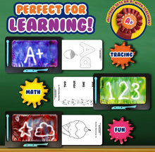 Load image into Gallery viewer, SOLD (Toys) DoodleJamz JellyBIGs/Supersized Sensory Gel Drawing Pad/Filled with Double The Squishy Gel/No-Mess/Non-Toxic/Travel-Ready/Unleash Larger-Than-Life Artistic Creations! (Yellow on Blue Gel)
