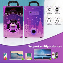 Load image into Gallery viewer, SOLD (Toys) IndeCool Kids Bluetooth Karaoke Machine with 2 Microphones/Remote Control/Wireless/Karaoke Speaker/Portable/MP3 Player
