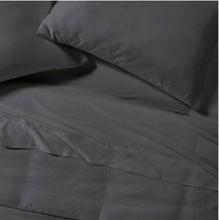 Load image into Gallery viewer, SOLD (Bedding) Sijo Premium 100% Austrian Eucalyptus Lyocell Tencel Sheet Set/Architectural Digest 2022 Best Cooling Sheets/4pc - 2 Pillowcases 1 Fitted 1 Flat (Storm, Cal King)
