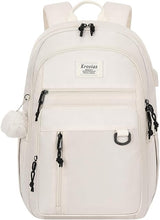 Load image into Gallery viewer, (School) KROSIAS Backpack for Teens Girls-Women/Cute Preppy Aesthetic Bookbag/Large 15.6 Inch/ Laptop Bag for Travel/Black
