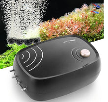 Load image into Gallery viewer, (Pet Supplies) HITOP 10W Powerful Aquarium Air Pump/Air Pump for Fish Tank/Quiet Aquarium Aerator with Complete Accessories/For Tank, Hydroponic &amp; Pond Oxygenation
