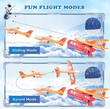 Load image into Gallery viewer, SOLD (Toys) 3 Pack Airplane Launcher/2 Flight Modes/LED Foam Glider Catapult Plane/Boys, Girls)
