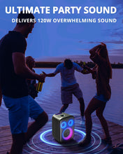 Load image into Gallery viewer, (Electronics) Tronsmart Halo 200 Bluetooth Speaker/Powerful Sound/Deep Bass/Party Sync/5 Lighting Modes/Custom EQ &amp; Lights/18H Playtime/Supports Mic &amp; Guitar
