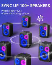 Load image into Gallery viewer, (Electronics) Tronsmart Halo 200 Bluetooth Speaker/Powerful Sound/Deep Bass/Party Sync/5 Lighting Modes/Custom EQ &amp; Lights/18H Playtime/Supports Mic &amp; Guitar

