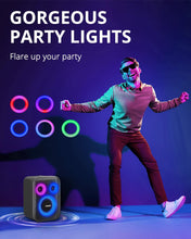 Load image into Gallery viewer, (Electronics) Tronsmart Halo 200 Bluetooth Speaker/Powerful Sound/Deep Bass/Party Sync/5 Lighting Modes/Custom EQ &amp; Lights/18H Playtime/Supports Mic &amp; Guitar
