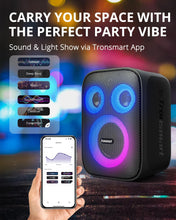 Load image into Gallery viewer, (Electronics) Tronsmart Halo 200 Bluetooth Speaker/Powerful Sound/Deep Bass/Party Sync/5 Lighting Modes/Custom EQ &amp; Lights/18H Playtime/Supports Mic &amp; Guitar
