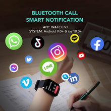 Load image into Gallery viewer, (Jewelry) SKG Smartwatch (Answer/Make Call) 1.95" Smartwatch for Android-iPhone/123+ Sports Fitness Tracker/IP68 Waterproof
